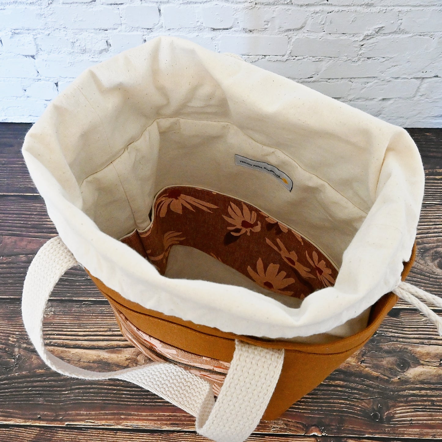 Harvest Daisy Small Project Tote