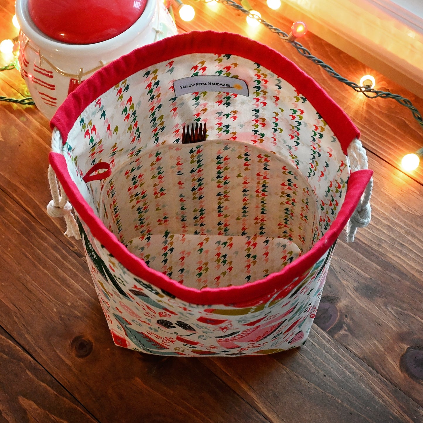 Warm Wishes Drawstring Project Bag