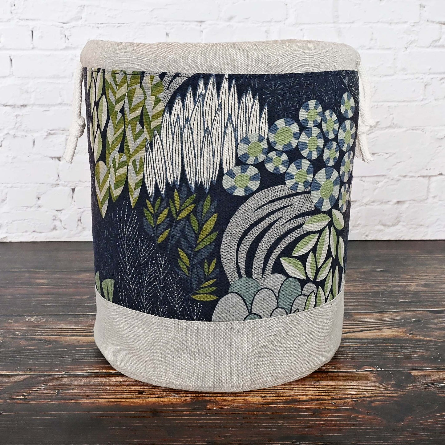 Twilight Meadow Canvas Bucket Bag