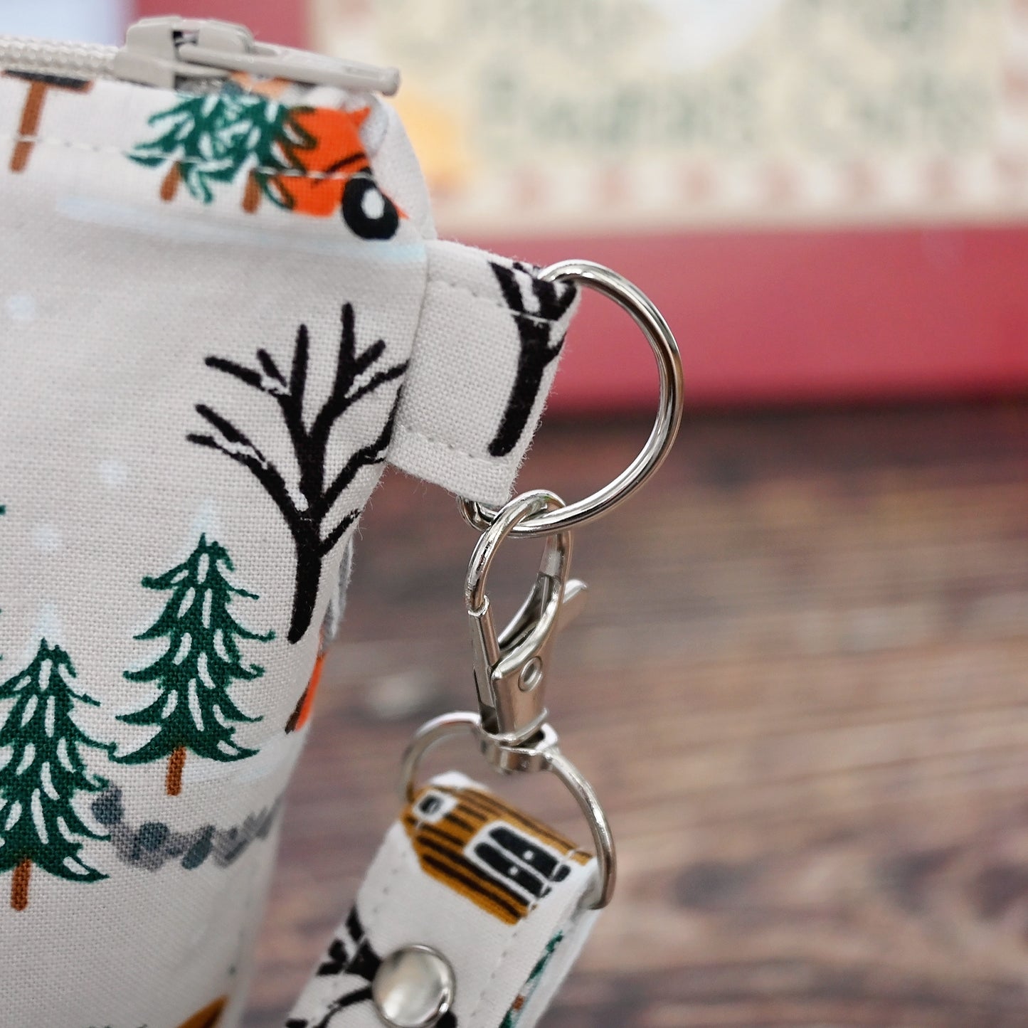 Holiday Village Sock Pouch