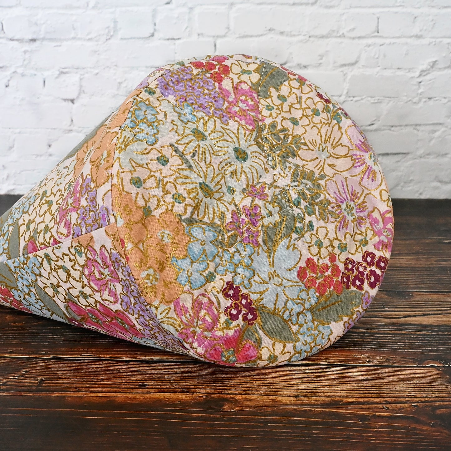 English Rose Canvas Bucket Bag