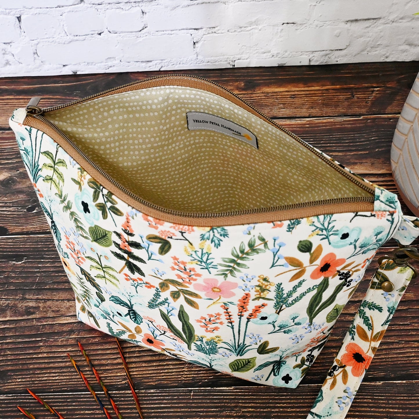 Small Rifle Paper Amalfi Sock Pouch