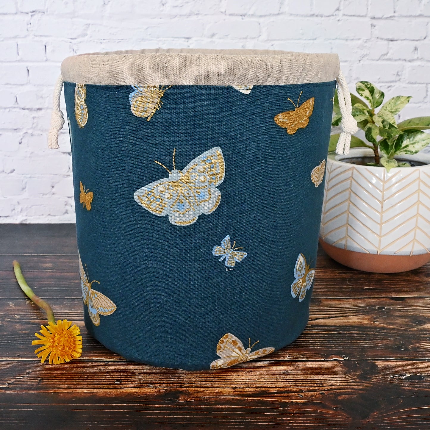 Butterfly Bucket Bag in Rifle Paper Canvas