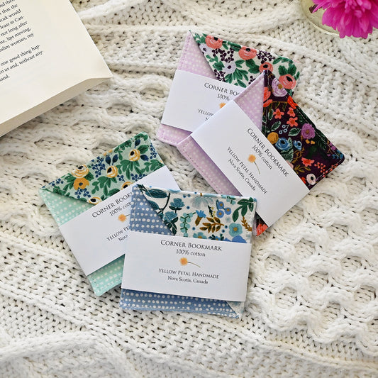 Pretty Corner Bookmarks in Rifle Paper Co. Florals