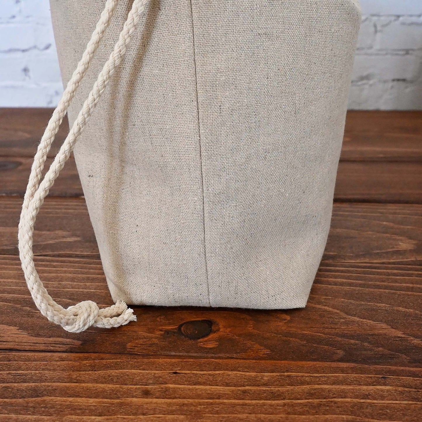 Vintage Blossom Drawstring Project Bag