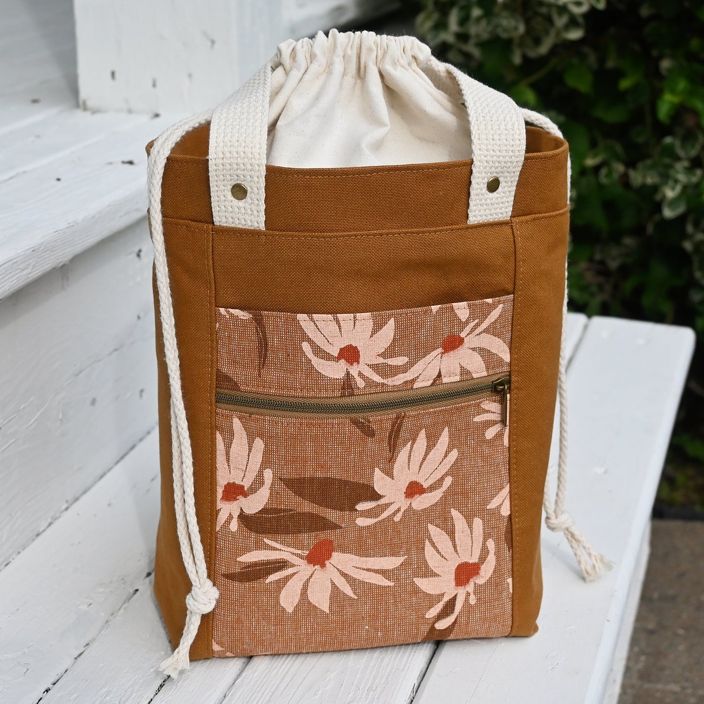 Harvest Daisy Small Project Tote