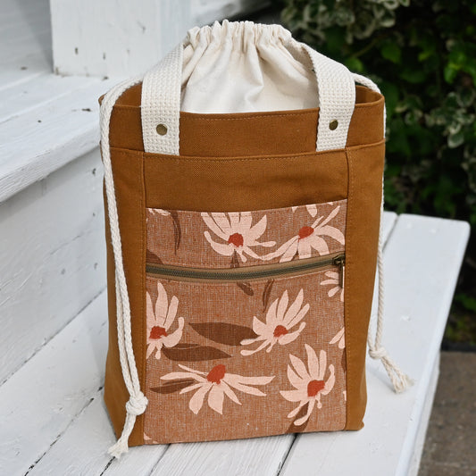 Harvest Daisy Small Project Tote