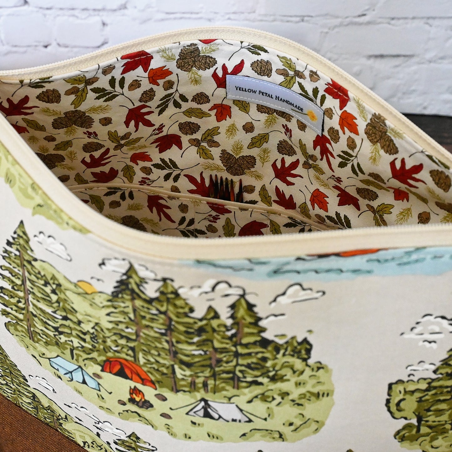 Misty Pines Zippered Project Bag