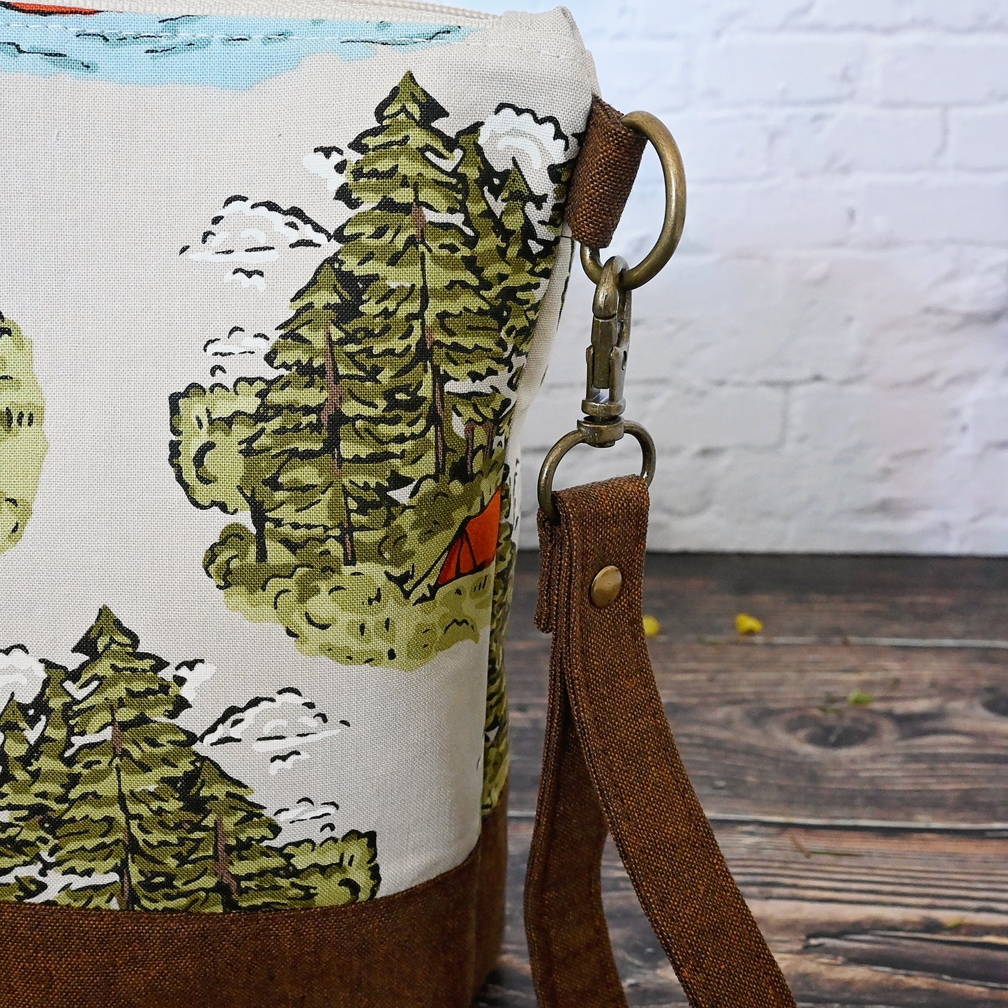 Misty Pines Zippered Project Bag