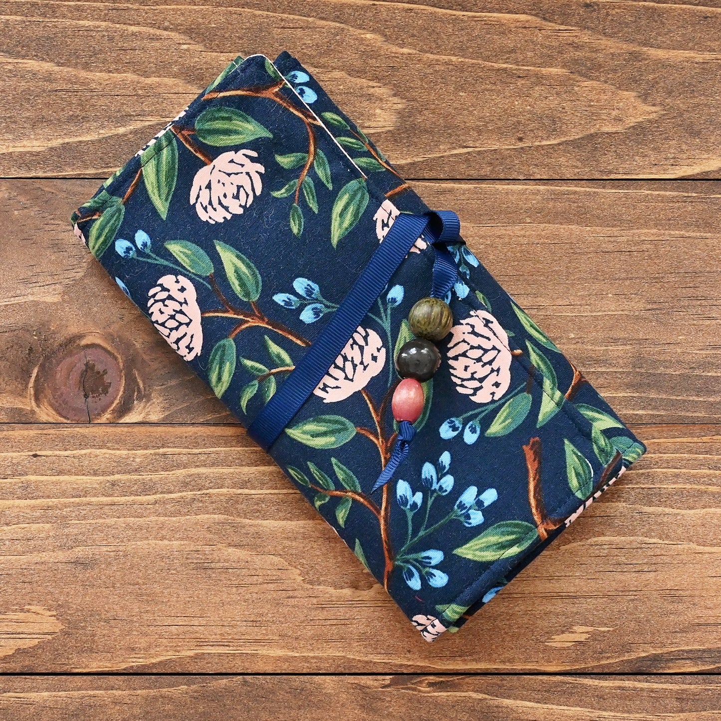 Get It Together Wrap in Navy and Pink Floral - A Collaboration with Mable and Rose Handmade