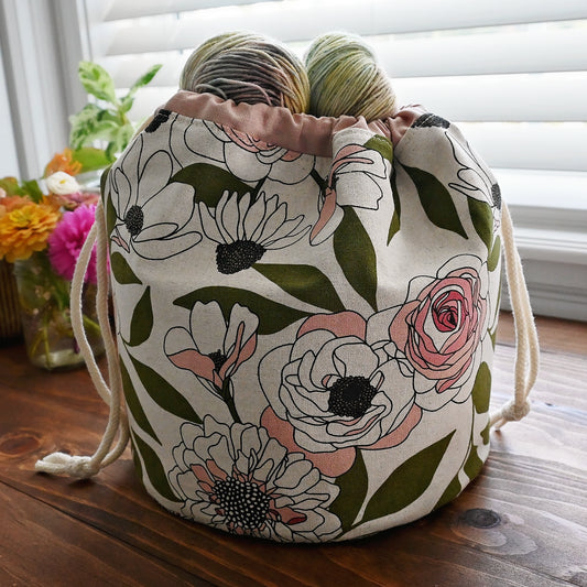 Paper Rose Bucket Bag