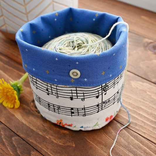 Music Notes Yarn Cozy - Small