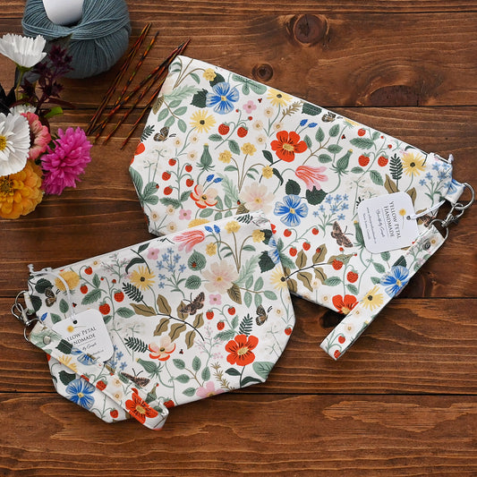 Strawberry Fields Sock Pouch and Mini