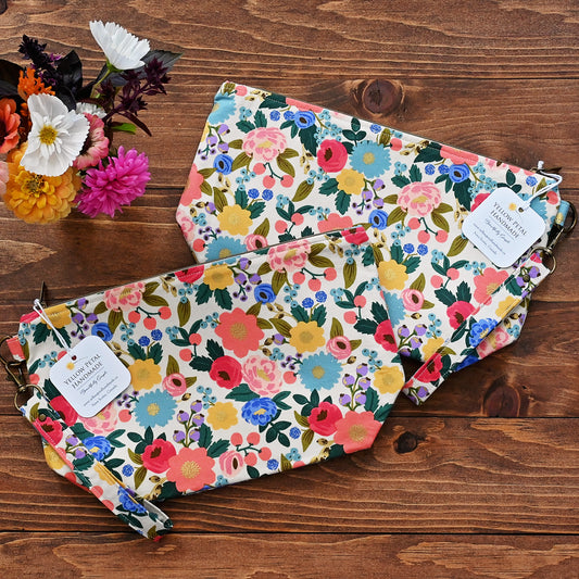 Vintage Garden Sock Pouch