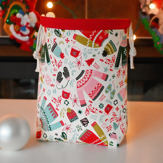 Warm Wishes Drawstring Project Bag