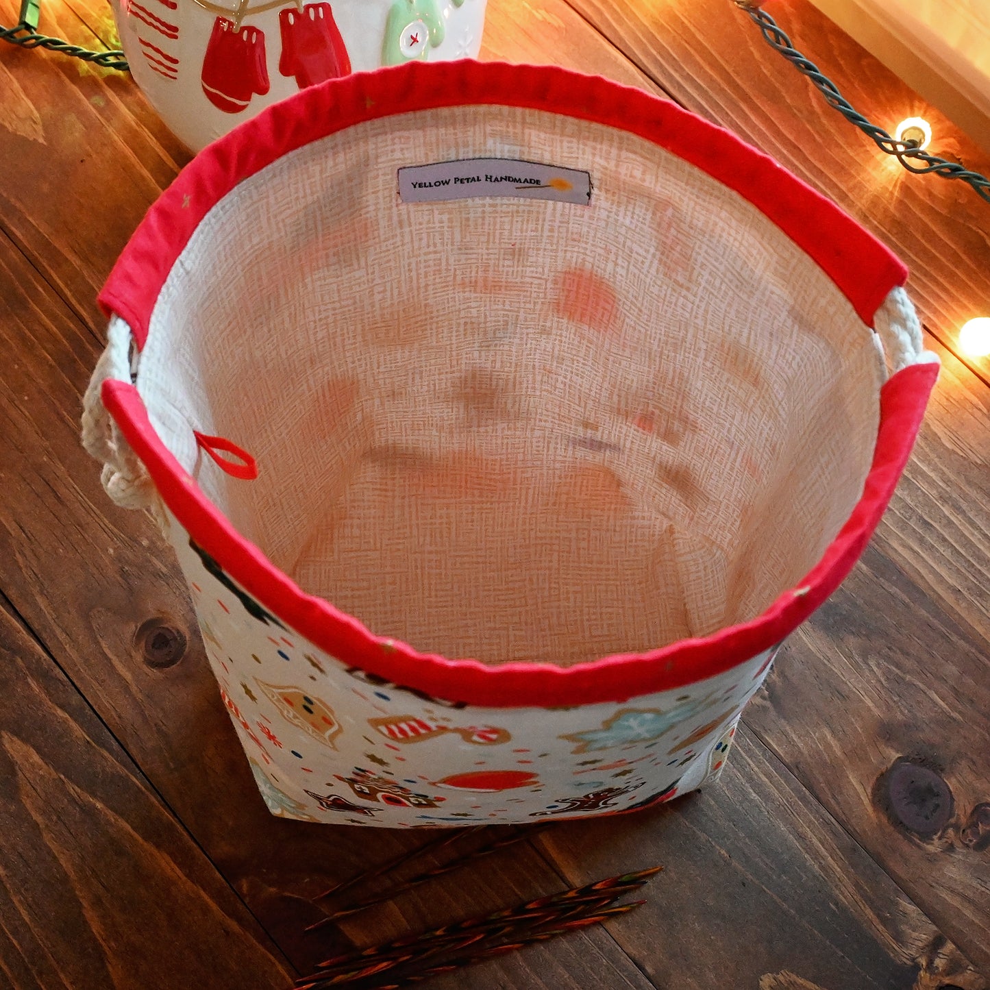 Merry Baker Drawstring Project Bag