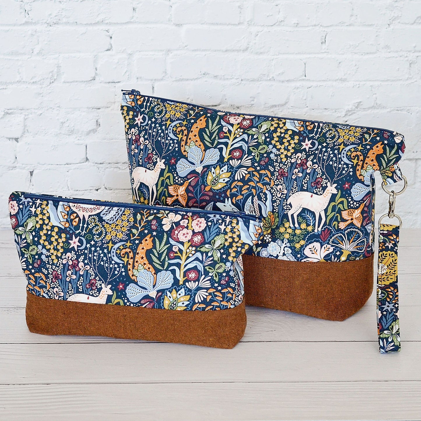 Enchanted Animals Zippered Bag and Pouch